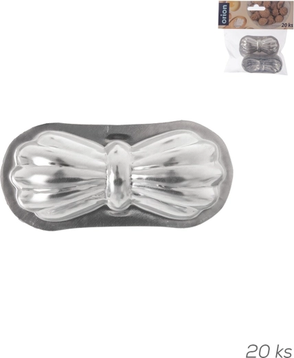 Bow-Shaped Cookie Molds Made of Tinned Sheet Metal, 20 pcs