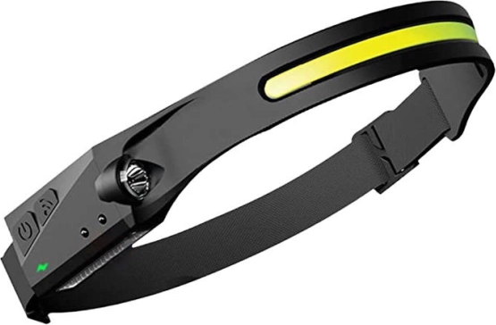 Galvas lukturis Superfire HL65 ar kustību sensoru, 120 lm, USB‑C