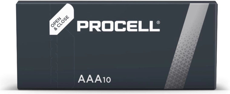 Baterijas Procell AAA kartons 10 gab.