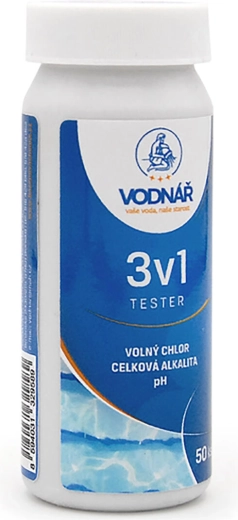 Teststrēmeles 3 vienā VODNÁŘ – 50 gab.