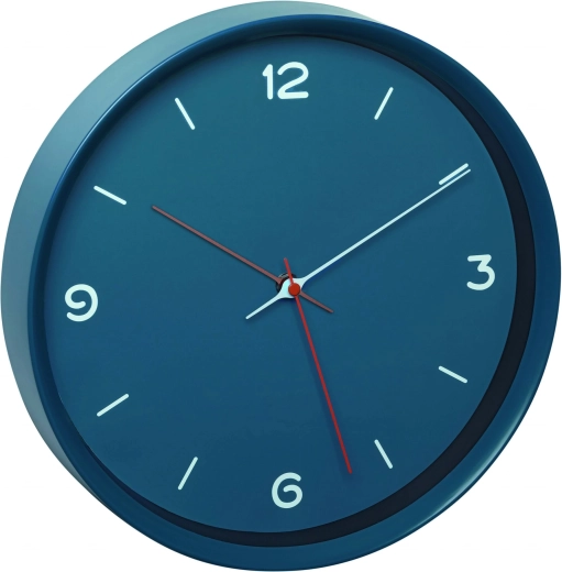 TFA Petrol Blue Analog Wall Clock