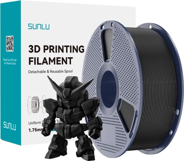 Sunlu PLA+ 2.0 Black Filament