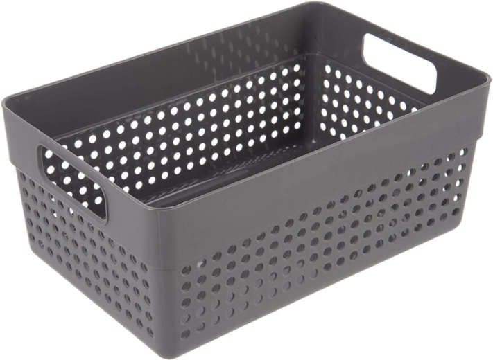 Orion groziņš Terra pelēks uzglabāšanas organizators 23,5 × 15,5 × 10 cm