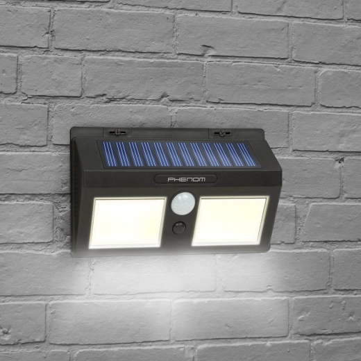 Solar wall floodlight with COB LED motion sensor