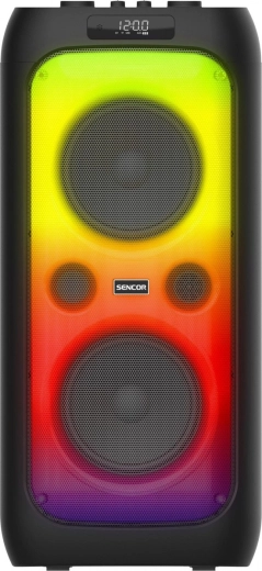 Partycon WAVE ballīšu skaļrunis 100 W ar LED, TWS un bezvadu mikrofonu