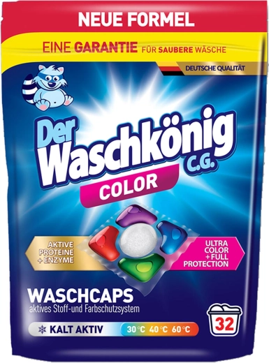 Mazgāšanas kapsulas WASCHKÖNIG Color 32 devas