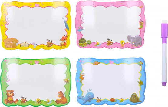 Dzēšamā tāfele 25x35 cm ar marķieri