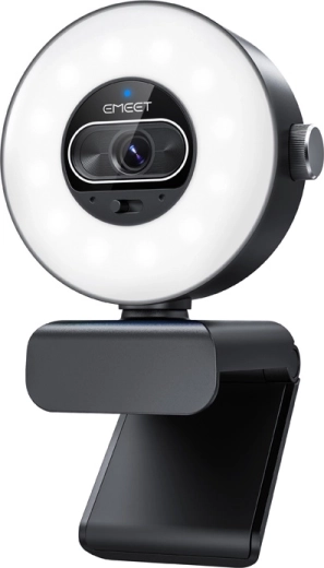 Tīmekļa kamera EMEET SmartCam S600L 4K ar riņķa gaismu