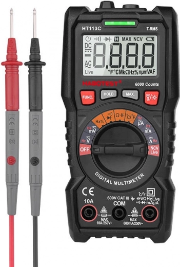 Digitālais multimetrs HABOTEST HT113C ar NCV un True RMS