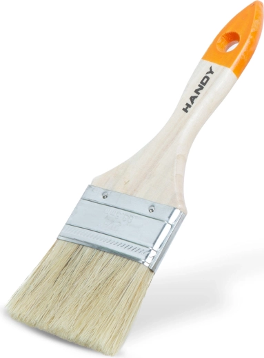 Flat paint brush with wooden handle, 63 mm