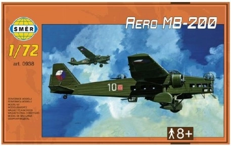 Lidmašīnas modelis Aero MB-200 mērogā 1:72