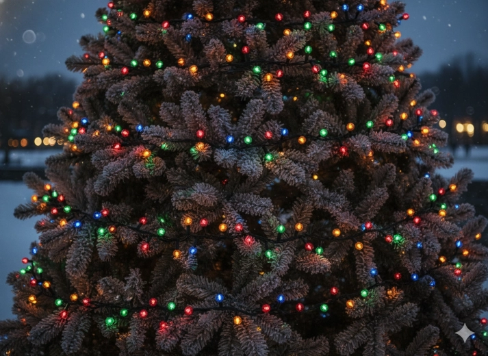 LED Ziemassvētku gaismas virtene Cherry ball 200 LED multicolor, 16 m + 3 m