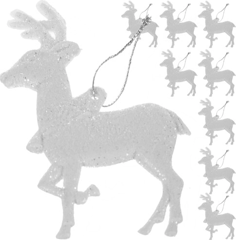 Ziemassvētku rotājumi - ziemeļbriežu komplekts 9 gab.