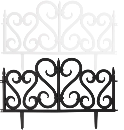 4 dārza žogu komplekts 60 × 37 cm