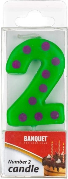 Dzimšanas dienas svece numurs 2