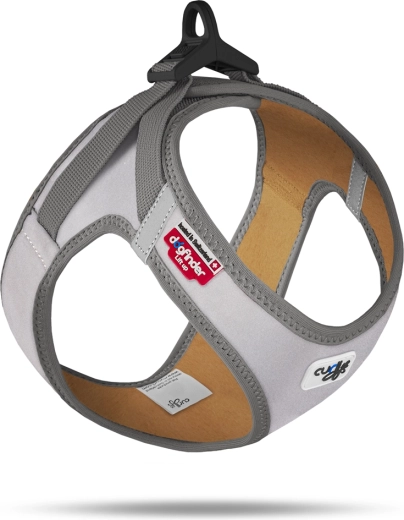 Curli suņu iemaukti Glow Reflective pelēki 2XS (2–4 kg)