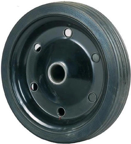 Solid wheel for hand truck 250 × 30 mm with metal rim