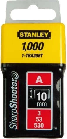 Skavas 10 mm, A tips STANLEY, 1000 gab.