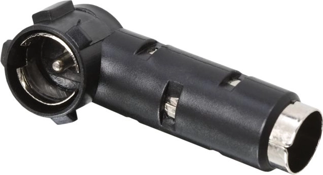 Angled car antenna adapter