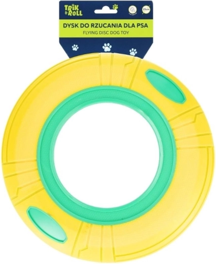 Yellow-green dog disc