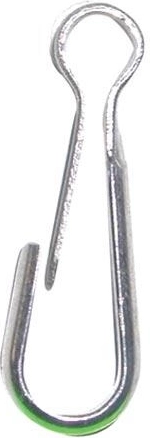 Carabiner 50 mm nickel, pack of 20 pcs