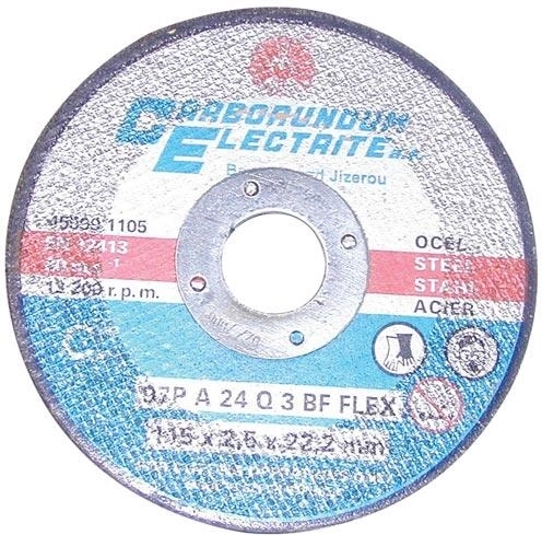 Griešanas disks tēraudam un nerūsējošajam tēraudam 125 × 1,0 × 22,2 mm