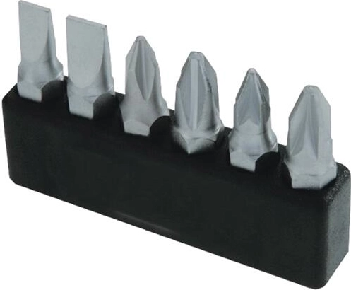 Set of 6 hex bit sockets for a 1/4" ratchet in a holder