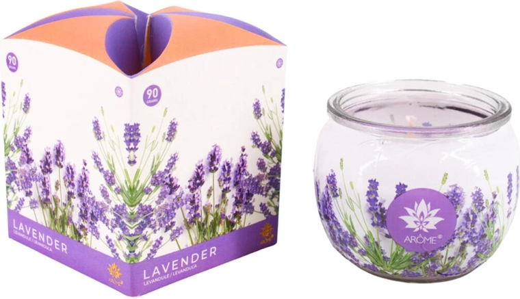 Scented Candle in Glass Lavender 90 g