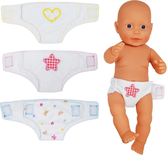 Dolls World auduma autiņi lellēm 46 cm