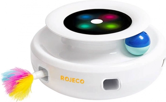 Interaktīva kaķu rotaļlieta 2 vienā ROJECO