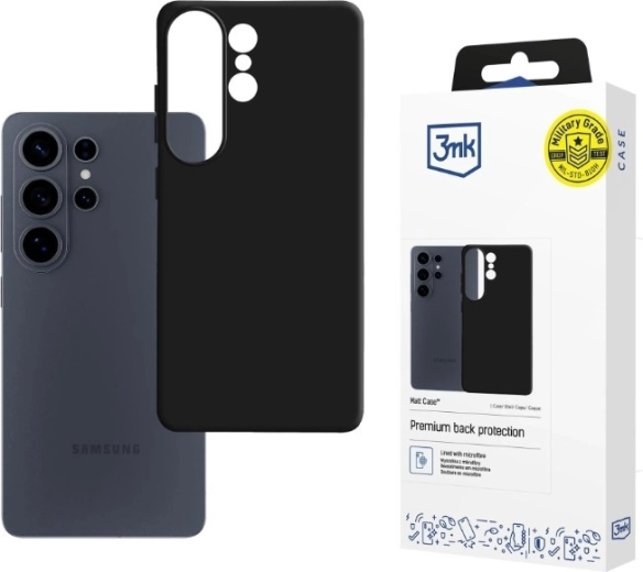 Matte case 3mk Matt Case for Samsung Galaxy S26 Ultra – black