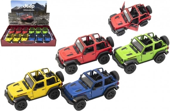 Metal Model Jeep Wrangler 2018 with Open Roof