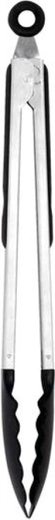 Stainless Steel and Nylon Salad Tongs