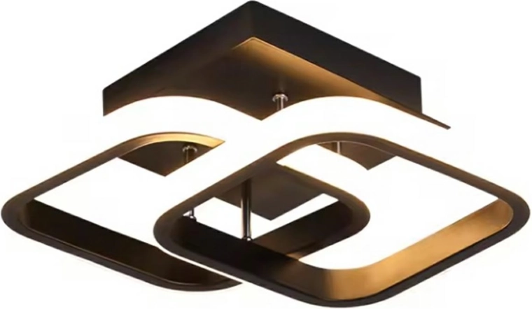 Piekaramā griestu LED lampa, melna, 22 W