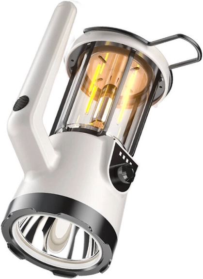 Kempinga lampa ar prožektoru Superfire M61, USB-C