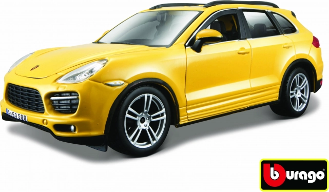 Bburago automašīnas modelis 1:24 Porsche Cayenne Turbo dzeltens