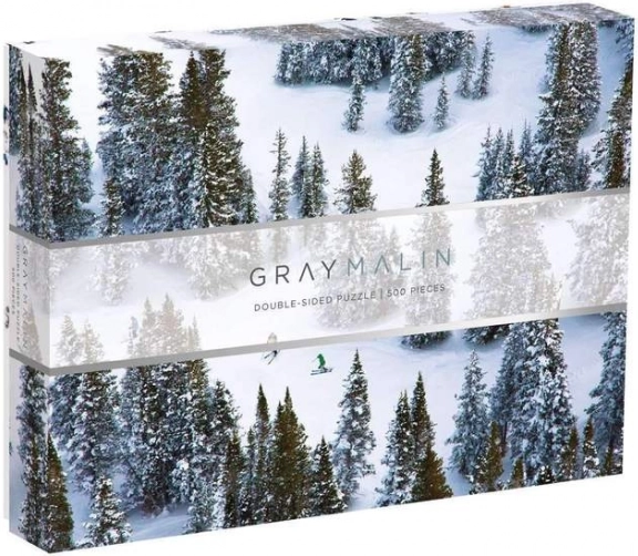 Divpusēja puzle SNIEGS GRAY MALIN 500 gabaliņi