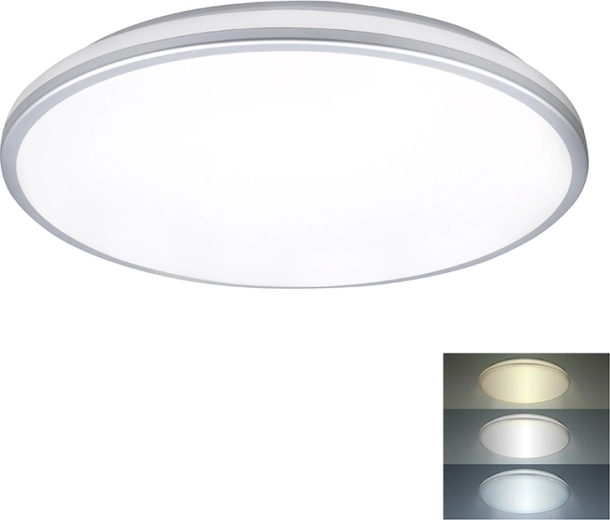 Solight round LED light with IP54 moisture protection, 18 W, 1530 lm, 33 cm