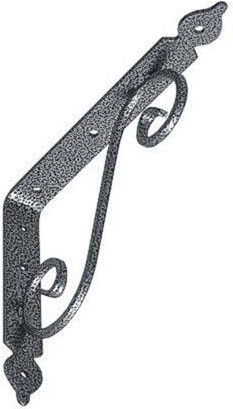 Shelf bracket 190 × 140 mm silver