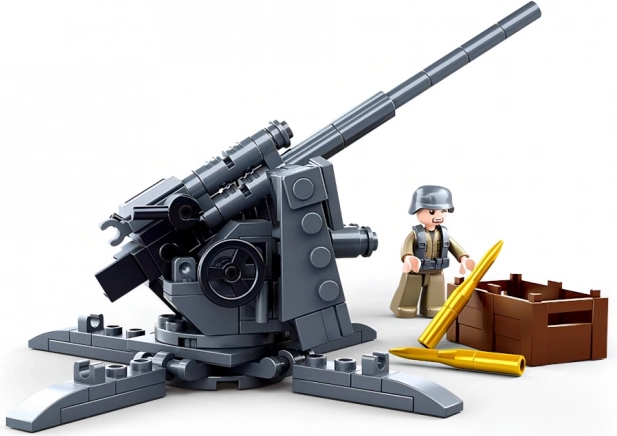 Sluban Army WW2 M38-B0852 Pretgaisa lielgabals