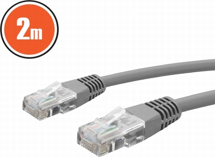 CAT5e UTP Network Patch Cable 2 m Grey
