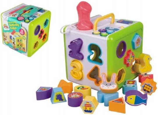 Ievietošanas kubs ar tālruni pašiem mazākajiem