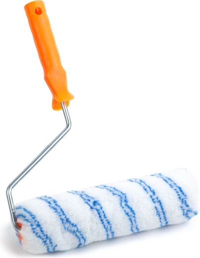 Paint Roller with Handle, Polyester Microfiber, 250 mm