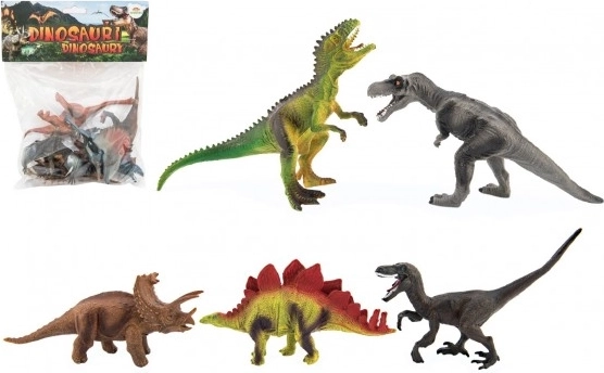 Plastmasas dinozauru komplekts 15–18 cm, 5 gab.