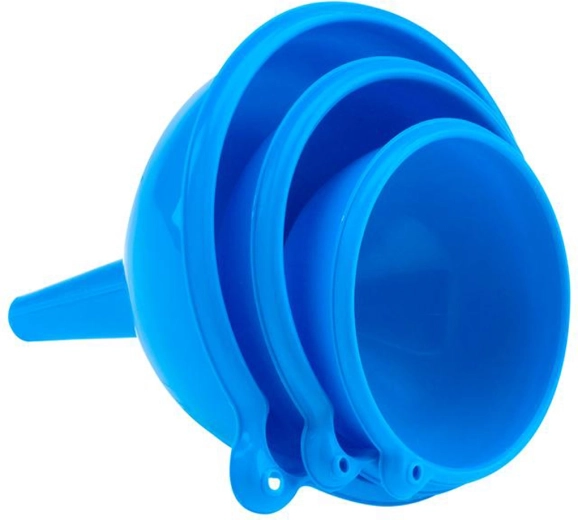 HEIDRUN Plastic Funnels, Set of 3 Sizes