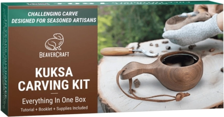BeaverCraft DIY komplekts kuksas grebšanai