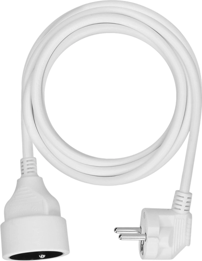 Solight pagarinātājs ar savienotāju un bērnu aizsardzību, 1 kontaktligzda, 3 m, balts
