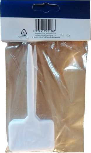 Plastmasas ieduramas etiķetes augiem 13,3 × 5,6 cm, iepakojumā 10 gab.