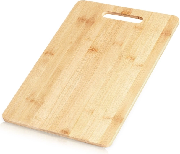 Bambusa griešanas dēlītis ar rokturi 35,5 × 25,5 cm