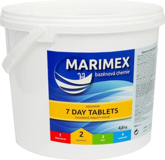 Marimex 7 dienu hlora tabletes 4,6 kg